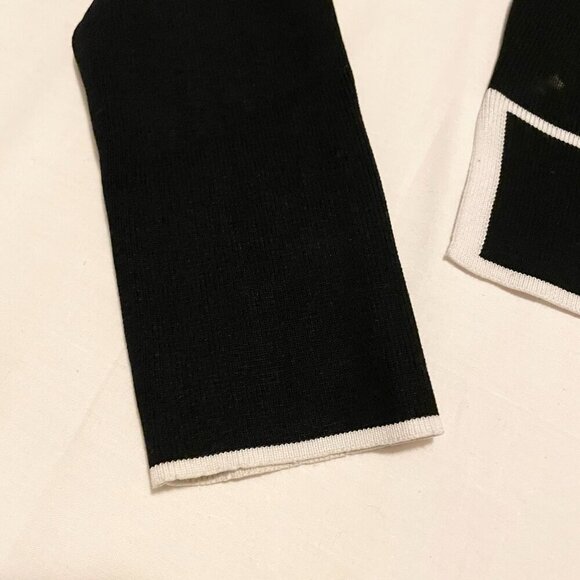 Grey Lab Faux Button Sweater Pullover Womens Small Long Sleeve Top - Picture 10 of 16